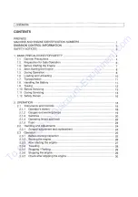 Предварительный просмотр 4 страницы Sakai CR271 Operating & Maintenance Instructions