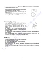 Предварительный просмотр 17 страницы Sakai CR271 Operating & Maintenance Instructions