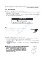 Предварительный просмотр 18 страницы Sakai CR271 Operating & Maintenance Instructions