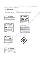 Предварительный просмотр 21 страницы Sakai CR271 Operating & Maintenance Instructions