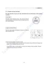 Предварительный просмотр 24 страницы Sakai CR271 Operating & Maintenance Instructions