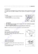 Предварительный просмотр 28 страницы Sakai CR271 Operating & Maintenance Instructions