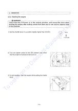 Предварительный просмотр 32 страницы Sakai CR271 Operating & Maintenance Instructions