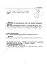 Предварительный просмотр 33 страницы Sakai CR271 Operating & Maintenance Instructions