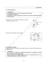 Предварительный просмотр 35 страницы Sakai CR271 Operating & Maintenance Instructions