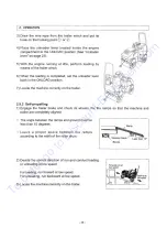 Предварительный просмотр 42 страницы Sakai CR271 Operating & Maintenance Instructions