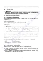 Предварительный просмотр 44 страницы Sakai CR271 Operating & Maintenance Instructions