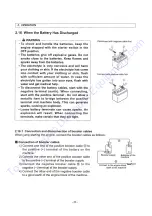 Предварительный просмотр 46 страницы Sakai CR271 Operating & Maintenance Instructions