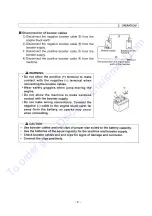 Предварительный просмотр 47 страницы Sakai CR271 Operating & Maintenance Instructions