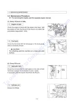 Предварительный просмотр 52 страницы Sakai CR271 Operating & Maintenance Instructions