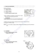 Предварительный просмотр 54 страницы Sakai CR271 Operating & Maintenance Instructions