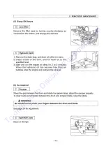 Предварительный просмотр 55 страницы Sakai CR271 Operating & Maintenance Instructions