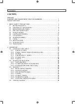 Preview for 2 page of Sakai SV410-2 Operator'S Manual