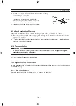 Предварительный просмотр 60 страницы Sakai SV540 Series Operating & Maintenance Instructions