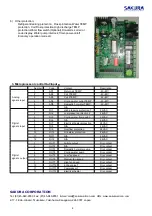 Preview for 9 page of Sakura SSR-L-009 Manual For Installation, Operation And Maintenance