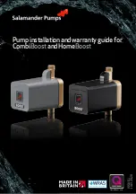 Salamander Pumps CombiBoost Installation And Warranty Manual preview