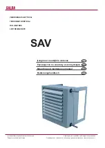 Salda SAV Series Mounting And Maintenance Manual preview