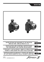 salmson NSB Series Installation And Starting Instructions preview