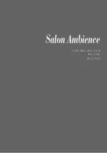 Salon Ambience Sublime WU/160 Manual preview