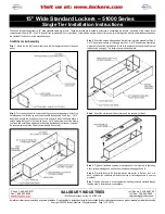 Salsbury Industries 51000 Series Installation Instructions preview