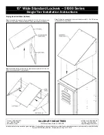 Preview for 4 page of Salsbury Industries 51000 Series Installation Instructions