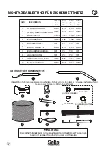 Предварительный просмотр 60 страницы Salta 532 Assembly Instructions Manual