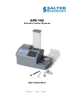 Salter Brecknell APD-100 User Instructions preview