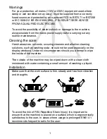 Предварительный просмотр 6 страницы Salter Brecknell B220 User Instructions