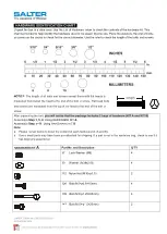 Предварительный просмотр 4 страницы Salter KOR M-9540 Owner'S Manual