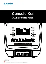 Предварительный просмотр 12 страницы Salter KOR M-9540 Owner'S Manual