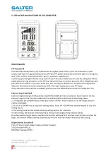 Preview for 8 page of Salter M-060/WI Owner'S Manual