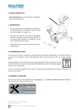 Предварительный просмотр 27 страницы Salter M-060/WI Owner'S Manual