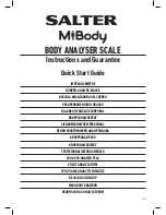 Salter MiBody Quick Start Manual preview
