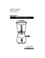 Salton BL22 Series Owner'S Manual предпросмотр