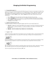 Preview for 2 page of Salus 091FLRF Quick Manual Programming