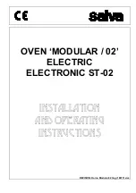 Salva ST-02 Installation And Operating Instructions Manual предпросмотр
