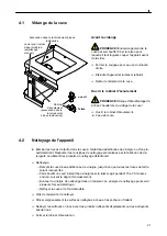 Предварительный просмотр 21 страницы Salvis VisionPRO Series Operating Instructions Manual