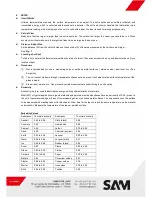 Предварительный просмотр 5 страницы Sam FL-1 Operating Manual