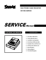 Sam4s ER-180U Series Service Manual preview