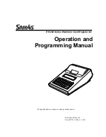 Sam4s ER-230 Series Operation And Programming Manual preview