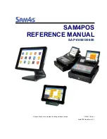 Sam4s SAM4POS Reference Manual preview