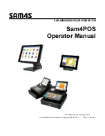 Sam4s SAP-6600 Operator'S Manual preview
