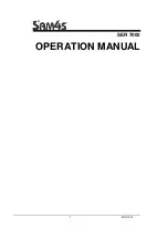 Sam4s SER 7000 Operation Manual preview