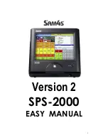 Sam4s SPS-2000 Manual preview