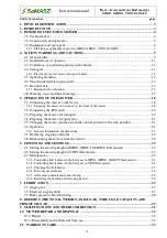 Предварительный просмотр 3 страницы SaMASZ MIDO 140 Instruction Manual