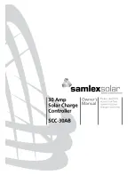 Предварительный просмотр 1 страницы Samlex Solar SCC-30AB Owner'S Manual