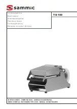 Sammic TS-150 User Manual preview