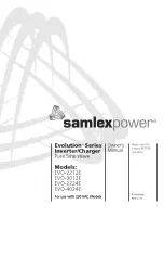 Предварительный просмотр 1 страницы SamplexPower Evolution Series Owner'S Manual