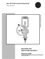 Preview for 1 page of Samson 3273 Mounting And Operating Instructions