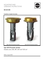 Samson 3276-D Mounting And Operating Instructions preview